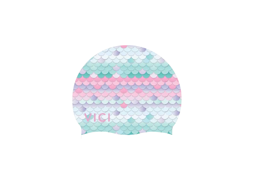 Silicone Patterned Cap – Miss Mermaid