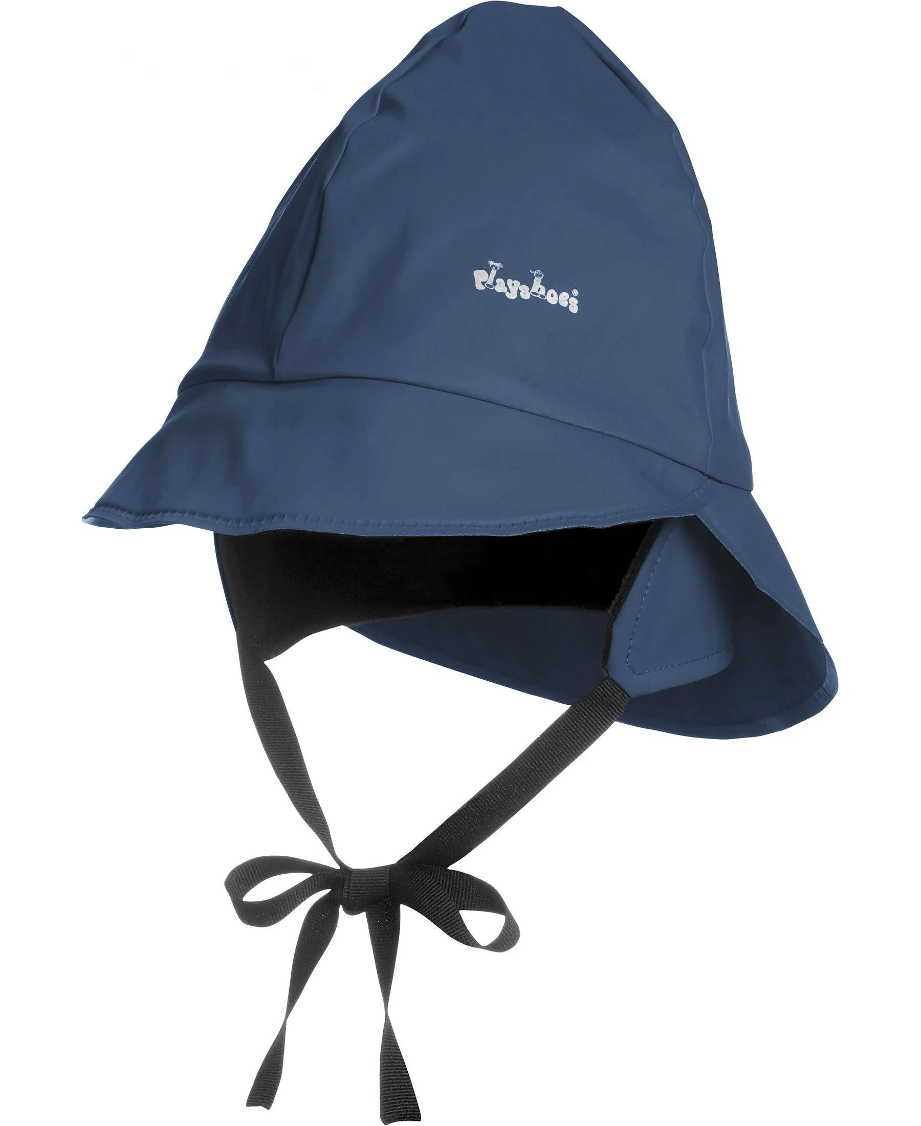 Southwester Fleece Lined Rain Hat: Marine