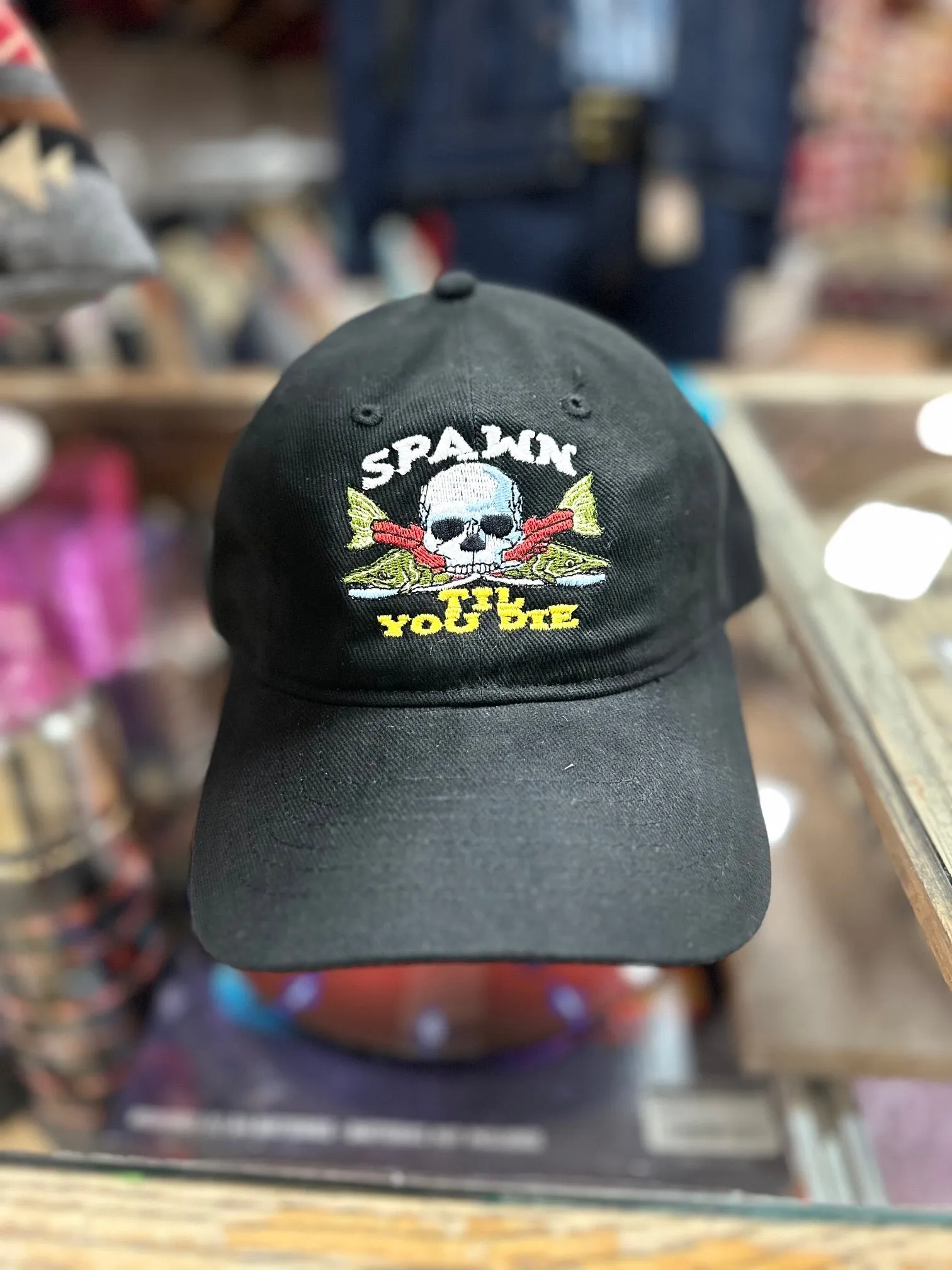 Spawn till you die baseball cap