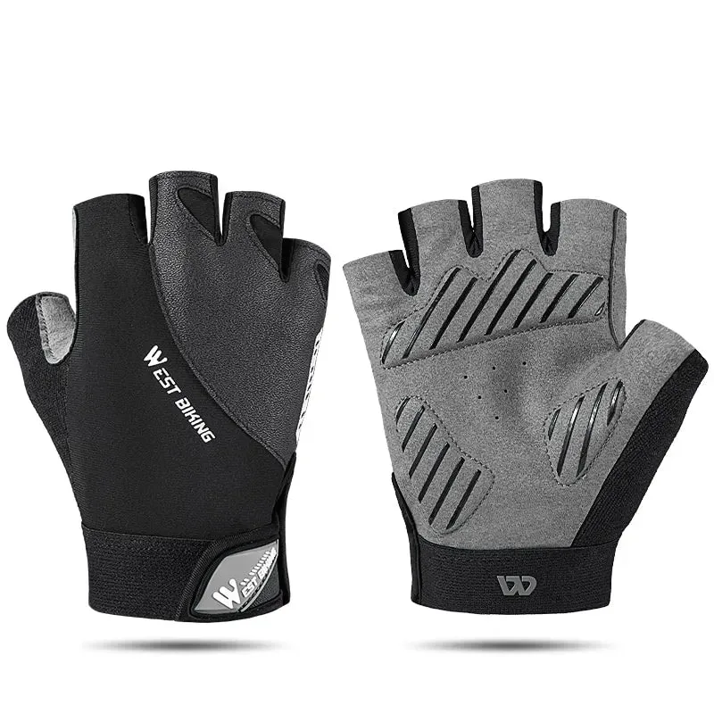 Sports Cycling Gloves Half Finger Men Women MTB Bike Gloves Running Fitness Gym Riding Motorcycle Bicycle Gloves