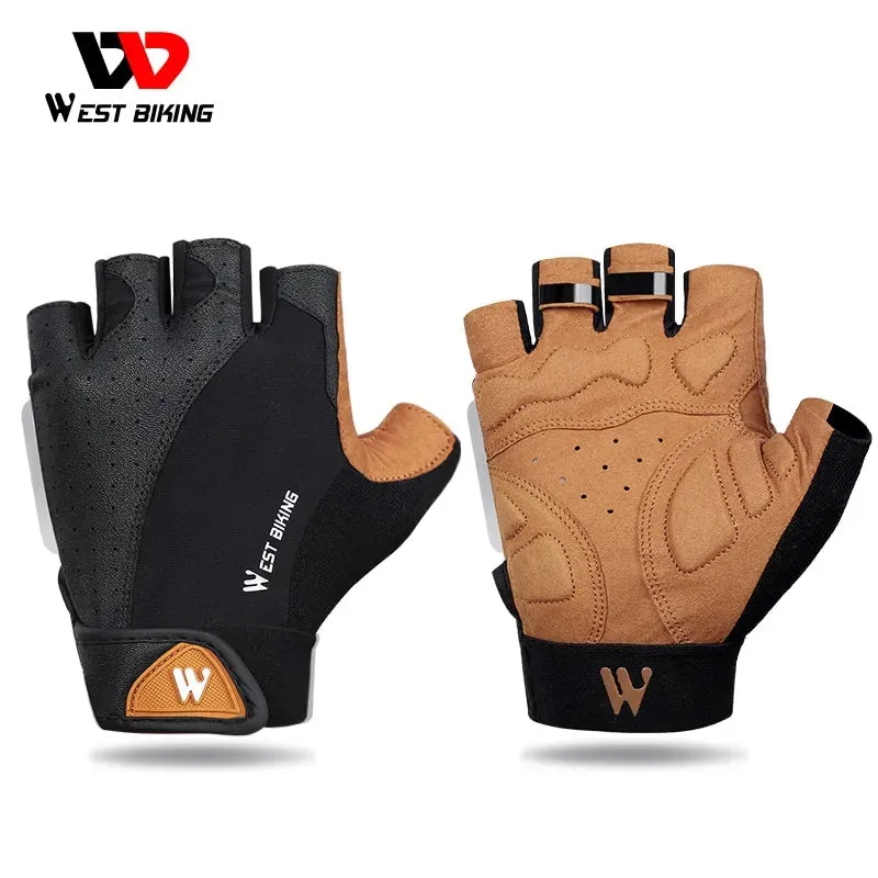 Sports Cycling Gloves Half Finger Men Women MTB Bike Gloves Running Fitness Gym Riding Motorcycle Bicycle Gloves