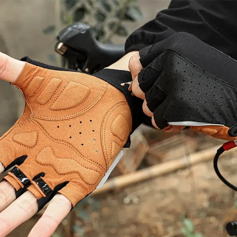 Sports Cycling Gloves Half Finger Men Women MTB Bike Gloves Running Fitness Gym Riding Motorcycle Bicycle Gloves