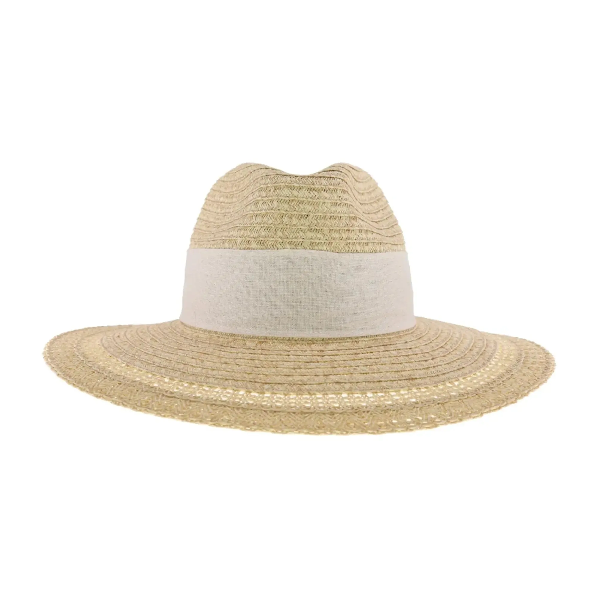 STH06 Bow Trim Panama Hat