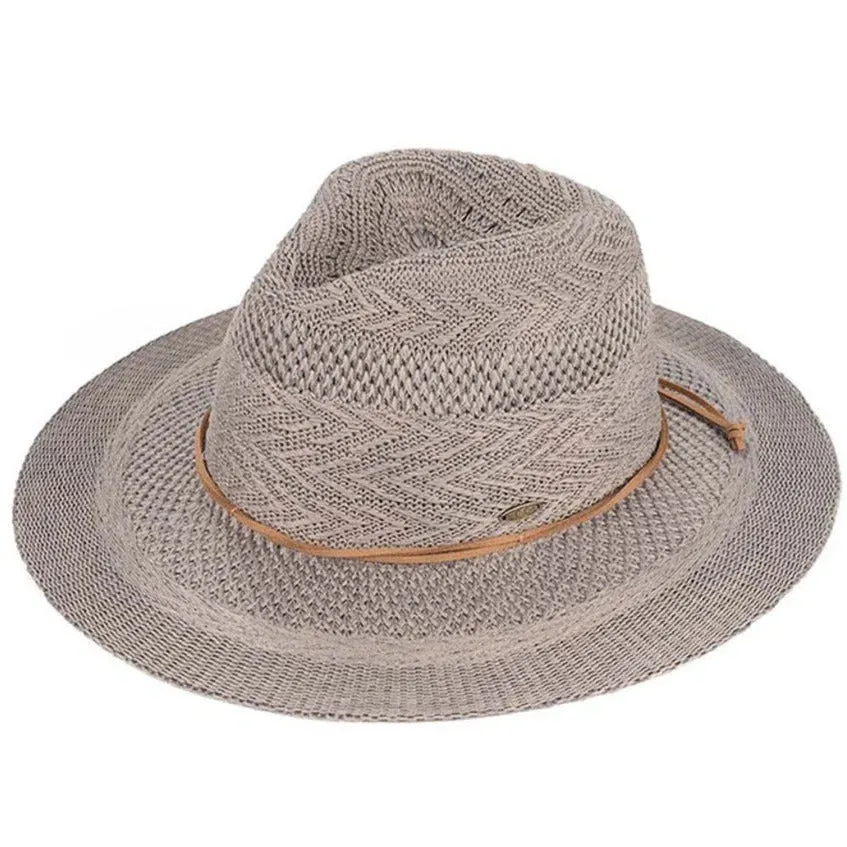 Suede String Panama Hat