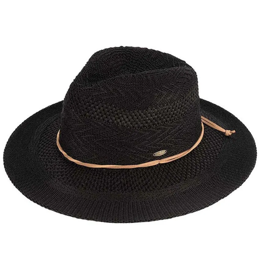 Suede String Panama Hat