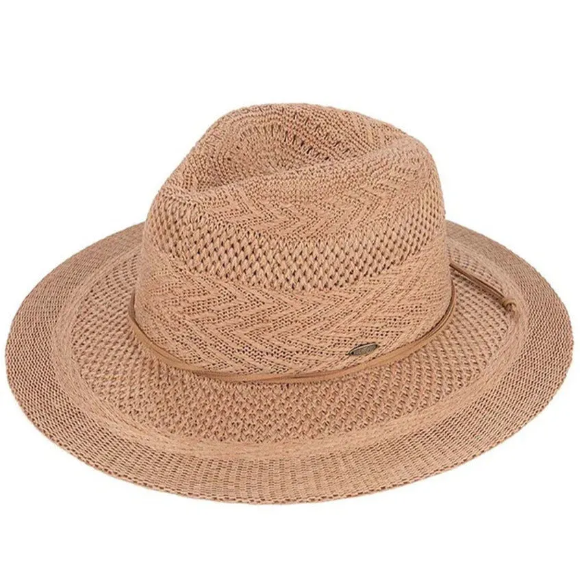 Suede String Panama Hat