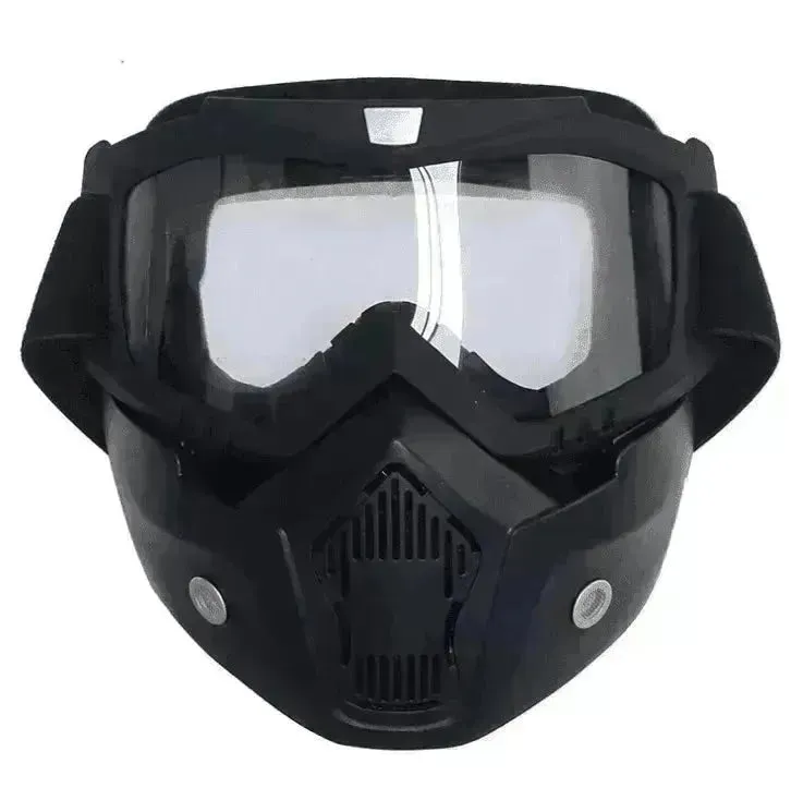 Tactical goggles for motorcycle helmet