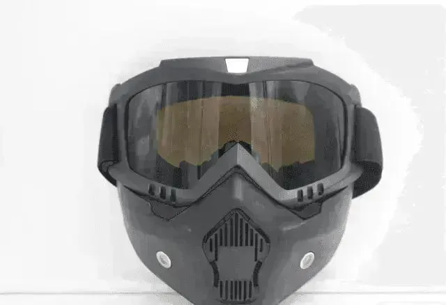 Tactical goggles for motorcycle helmet