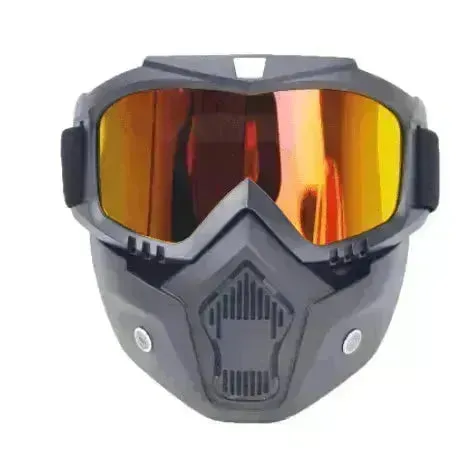 Tactical goggles for motorcycle helmet