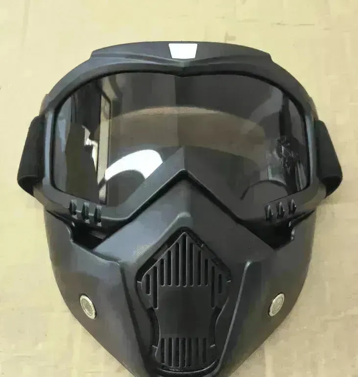 Tactical goggles for motorcycle helmet