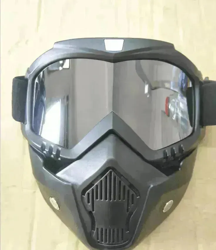 Tactical goggles for motorcycle helmet