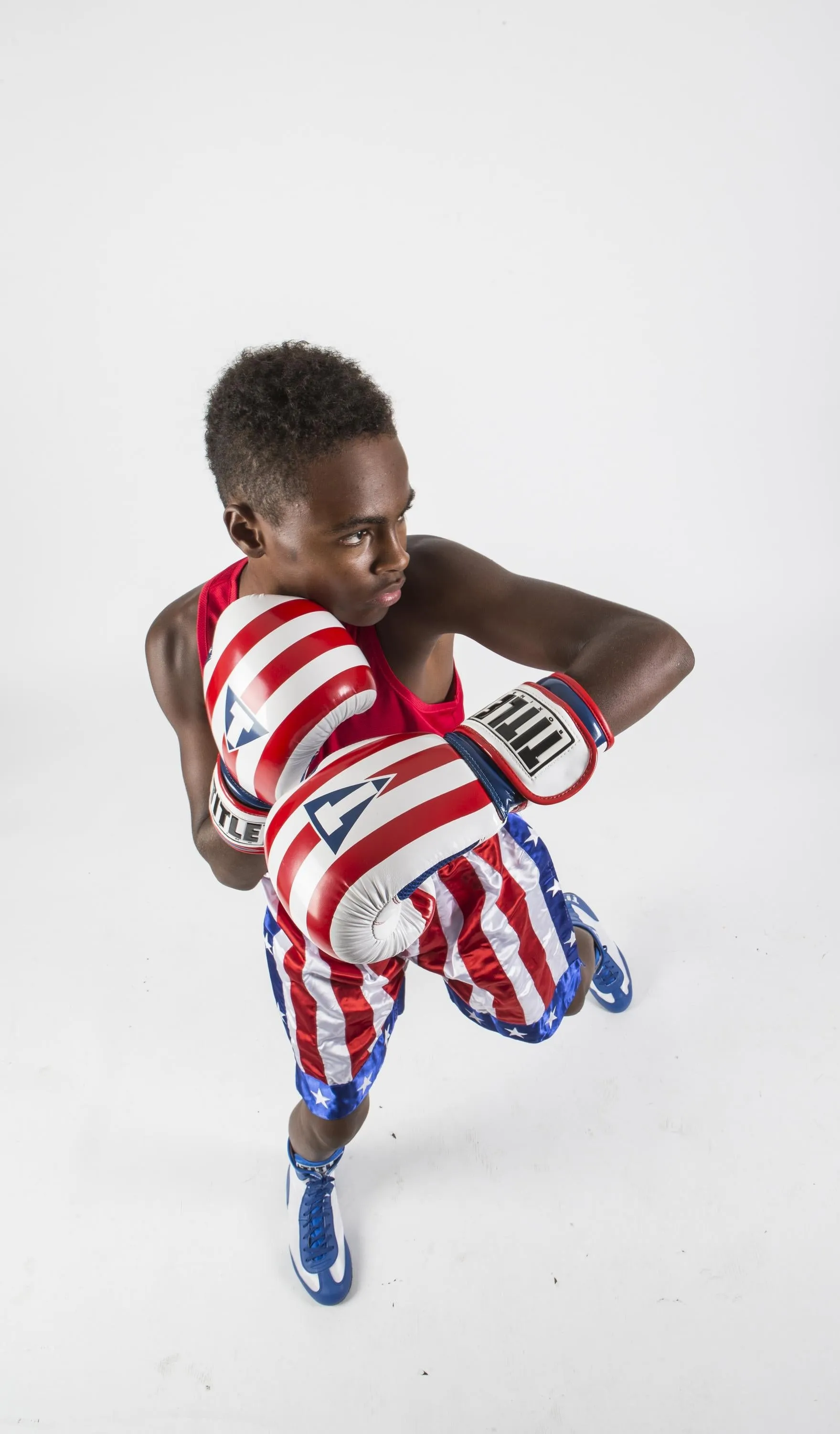 TITLE Boxing Infused Foam Combat USA Training Gloves