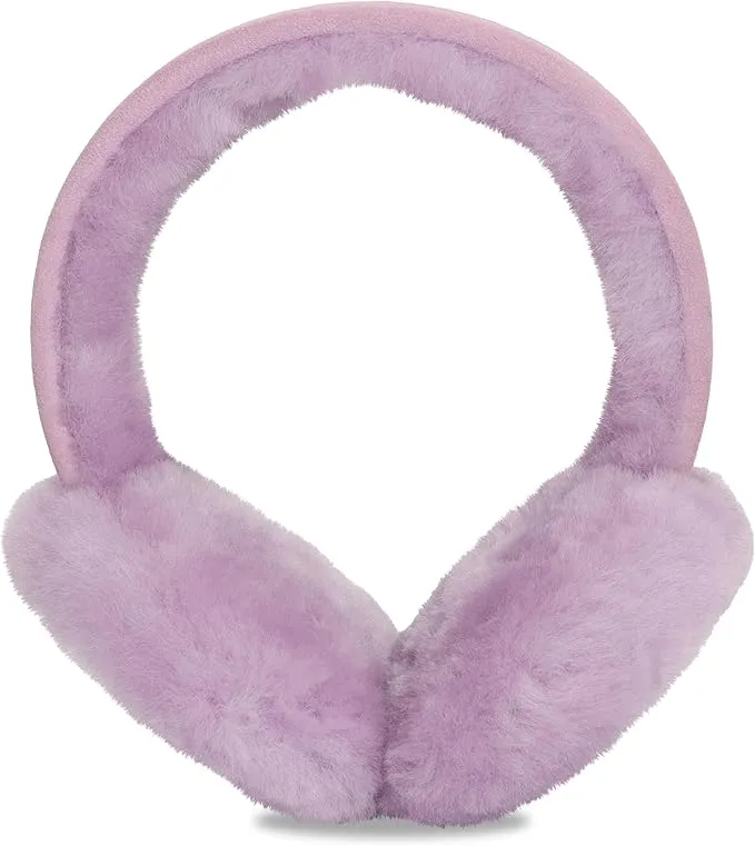 UGG® Embroidered Sheepskin Earmuffs - Ashen Rose