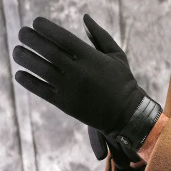 Winter Fashion comfortable Soft Men's gloves For Touch screen - Black/Grey/Blue/Coffee