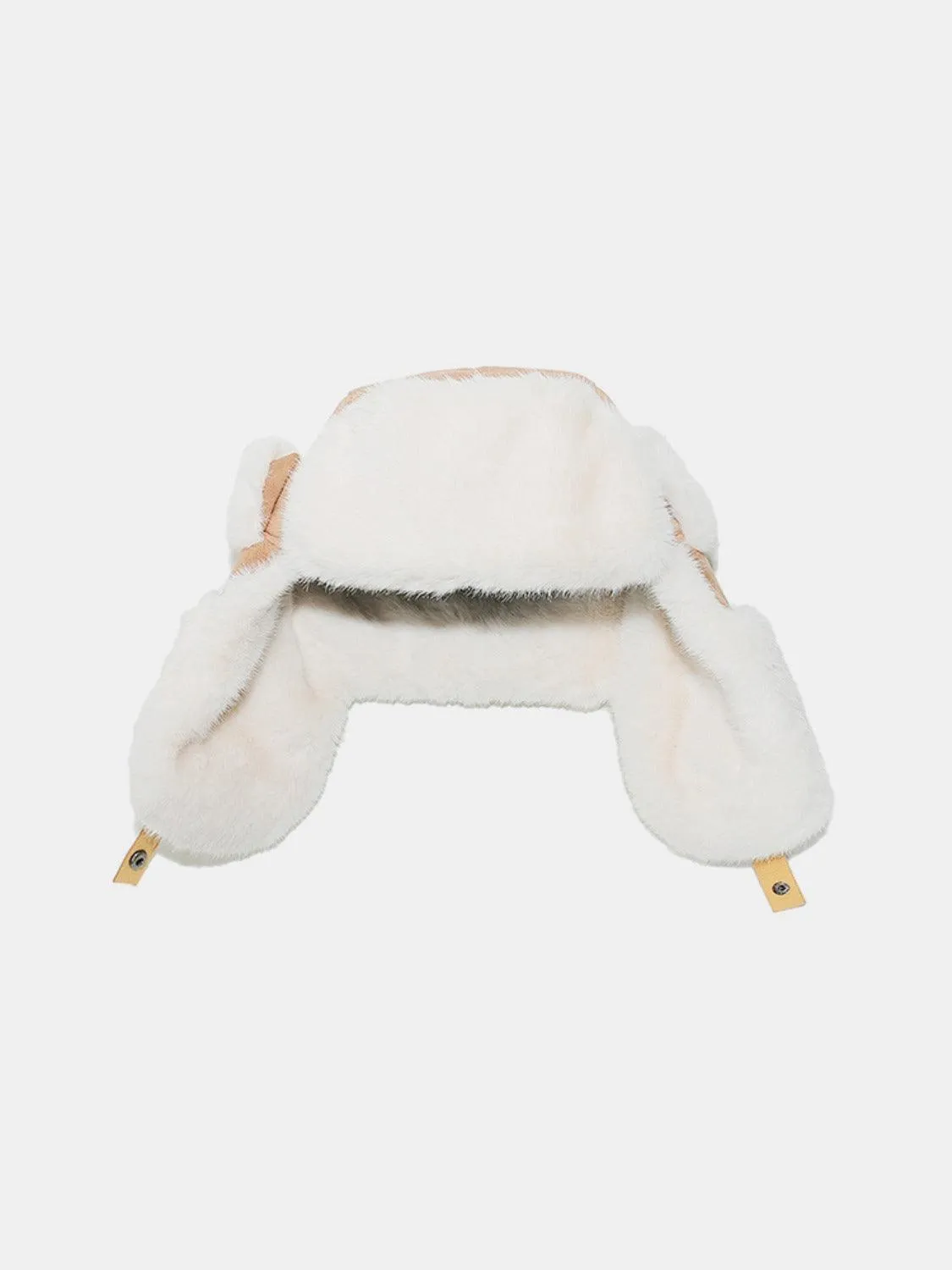 Winter Hat Faux Suede Thermal Fuzzy Earmuffs