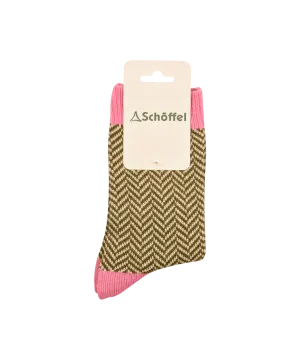 Women's Halkirk Socks - Dusky Pink