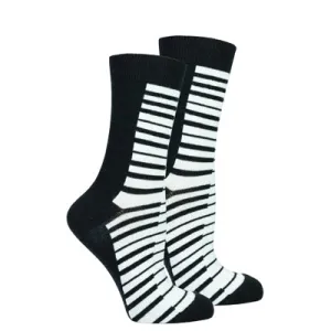 Women's Piano Crew Socks