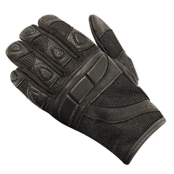 Xelement XG802 Women's Black Mesh Cool Rider Motorcycle Gloves